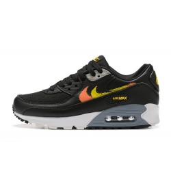 Sports Shoes Nike Air Max 90 (M) Black Yellow and Orange