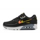 Sports Shoes Nike Air Max 90 (M) Black Yellow and Orange