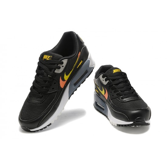 Sports Shoes Nike Air Max 90 (M) Black Yellow and Orange