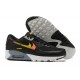 Sports Shoes Nike Air Max 90 (M) Black Yellow and Orange