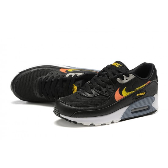Sports Shoes Nike Air Max 90 (M) Black Yellow and Orange