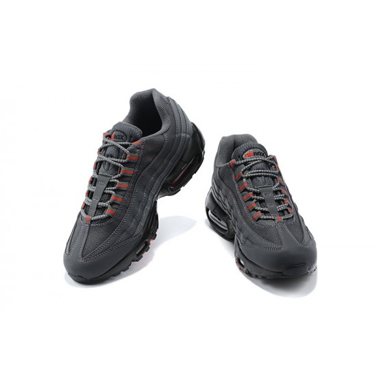 Sports Shoes Nike Air Max 95 TT (M) Grey Red and Black