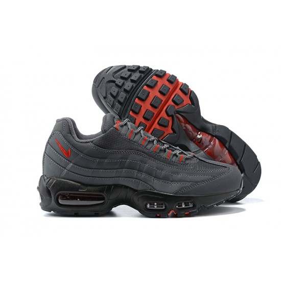 Sports Shoes Nike Air Max 95 TT (M) Grey Red and Black