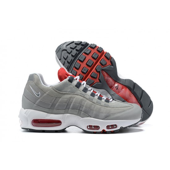 Sports Shoes Nike Air Max 95 TT (M) Grey White and Red 