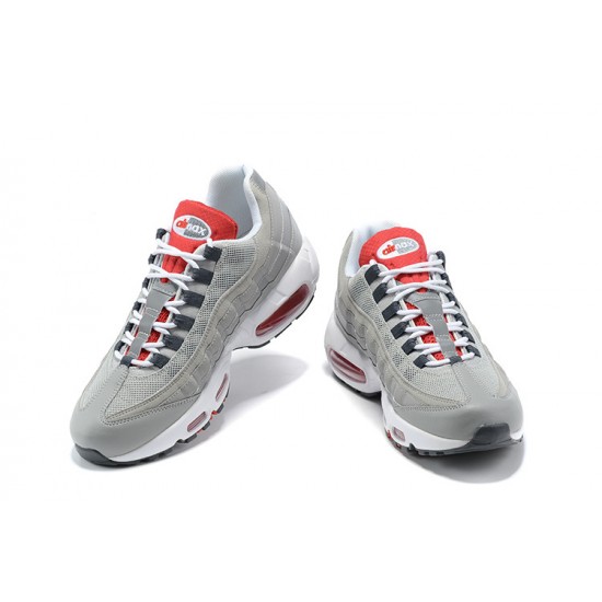 Sports Shoes Nike Air Max 95 TT (M) Grey White and Red 