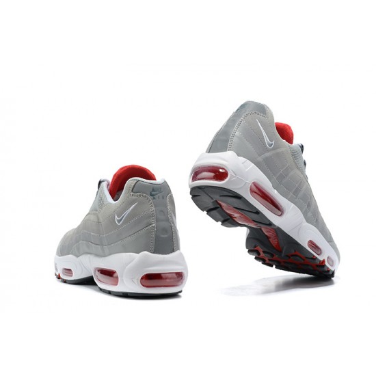 Sports Shoes Nike Air Max 95 TT (M) Grey White and Red 