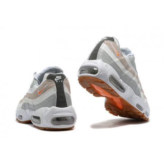 Sports Shoes Nike Air Max 95 TT (M) White Grey and Orange DM0011-100 