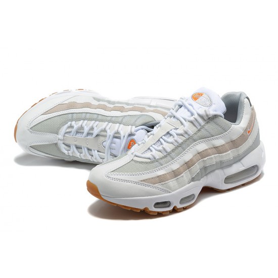 Sports Shoes Nike Air Max 95 TT (M) White Grey and Orange DM0011-100 