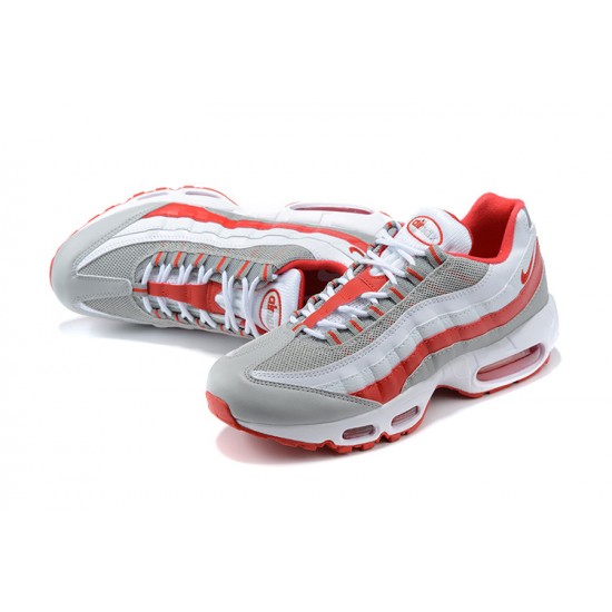 Sports Shoes Nike Air Max 95 TT (M) White Red and Grey