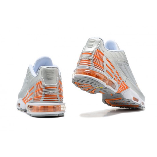 Sports Shoes Nike Air Max Plus 3 (M) Grey Orange and Silver