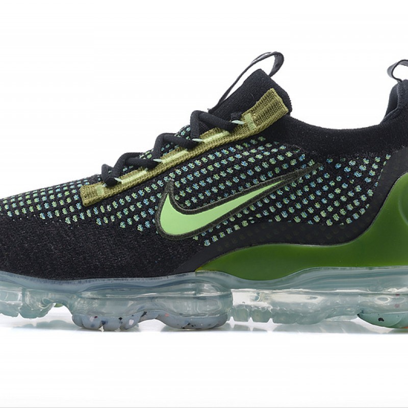 Sports Shoes Nike Air VaporMax 2021 Flyknit (W/M) Black Green DQ7640-001