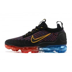 Sports Shoes Nike Air VaporMax 2021 Flyknit (W/M) Black Red and Blue