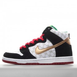 Nike SB Dunk High Pro Black Sheep Paid in Full 313171-170 Balck White Nike Dunk Rep