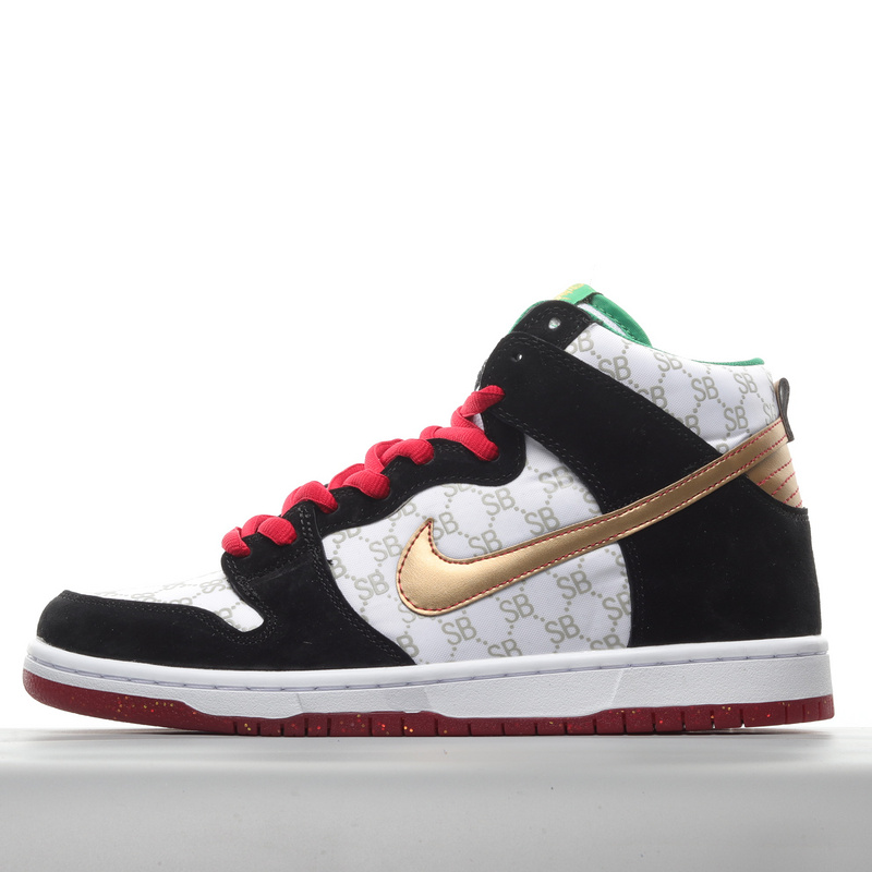 Nike SB Dunk High Pro Black Sheep Paid in Full 313171-170 Balck White Nike Dunk Rep