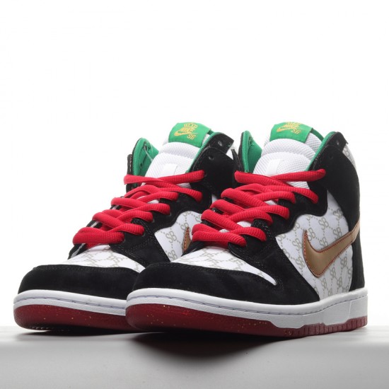 Nike SB Dunk High Pro Black Sheep Paid in Full 313171-170 Balck White Nike Dunk Rep