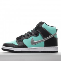 Nike SB Dunk High Pro Tiffany 653599-400 Green Black Nike Dunk Rep