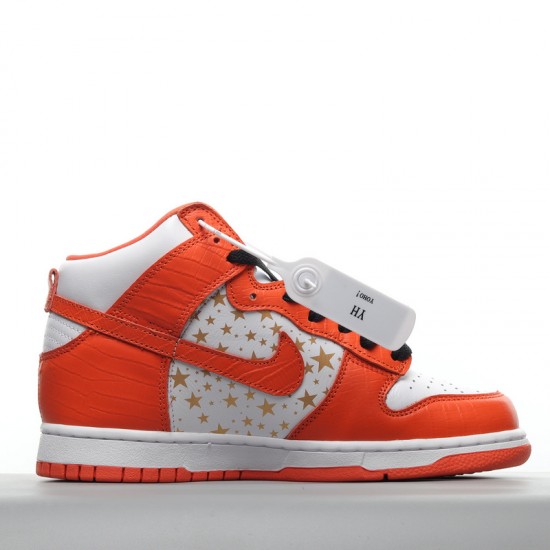 Nike SB Dunk High Supreme Orange 307385-181 Orange White Nike Dunk Rep
