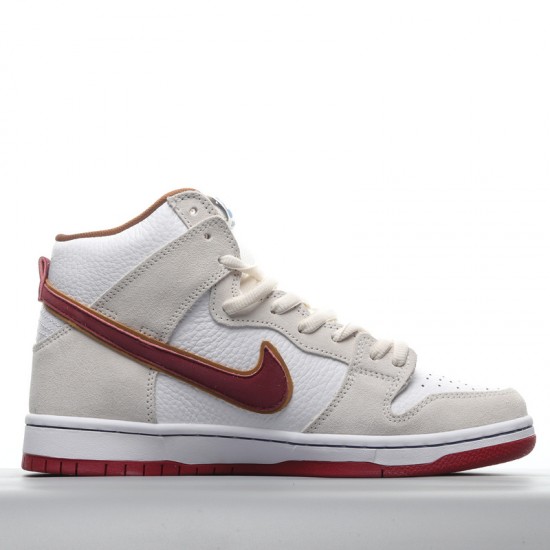 Nike SB Dunk High Team Crimson CV9499-100 red White Nike Dunk Rep
