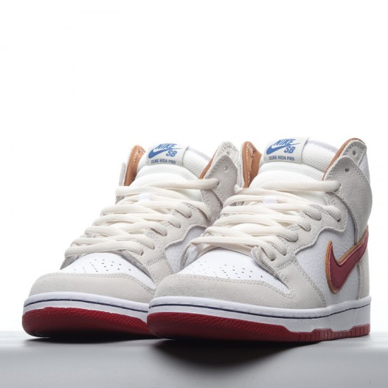 Nike SB Dunk High Team Crimson CV9499-100 red White Nike Dunk Rep