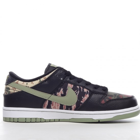 Nike Dunk Low Black Multi Camo DH0957-001 black Green Nike Dunk Rep