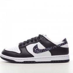 Nike Dunk Low Black Paisley DH4401-100 Black White Nike Dunk Rep