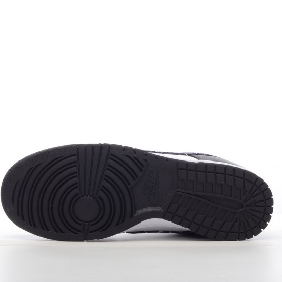 Nike Dunk Low Black Paisley DH4401-100 Black White Nike Dunk Rep