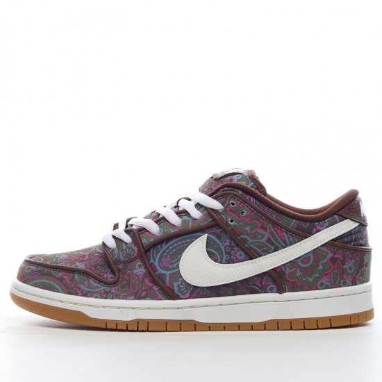 Nike Dunk SB Low Paisley Burgundy DH7534-200 Brown Nike Dunk Rep