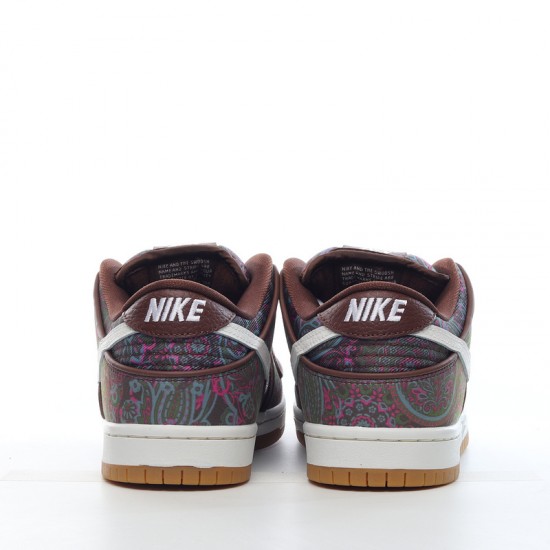 Nike Dunk SB Low Paisley Burgundy DH7534-200 Brown Nike Dunk Rep