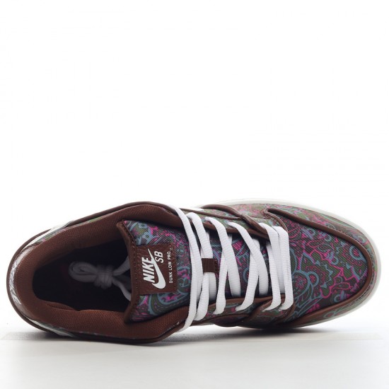 Nike Dunk SB Low Paisley Burgundy DH7534-200 Brown Nike Dunk Rep