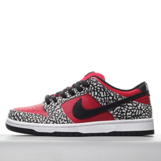Nike Dunk SB Low Supreme Cement 2012 313170-600 red black Nike Dunk Rep