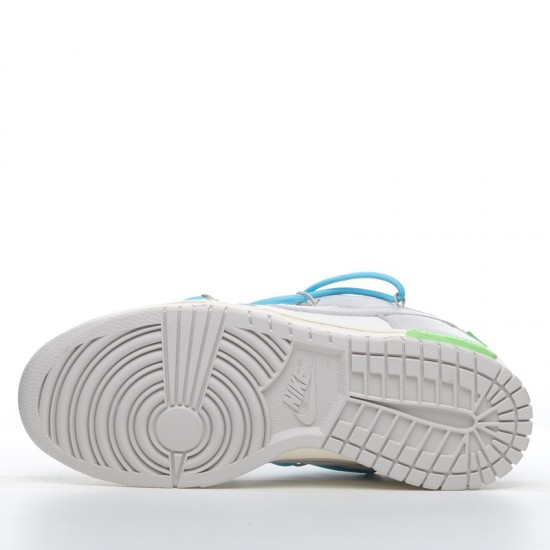 Nike Dunk Low Off-White“04 of 50”OW DM1602-115 Blue Gray Shoes