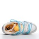 Nike Dunk Low Off-White“04 of 50”OW DM1602-115 Blue Gray Shoes