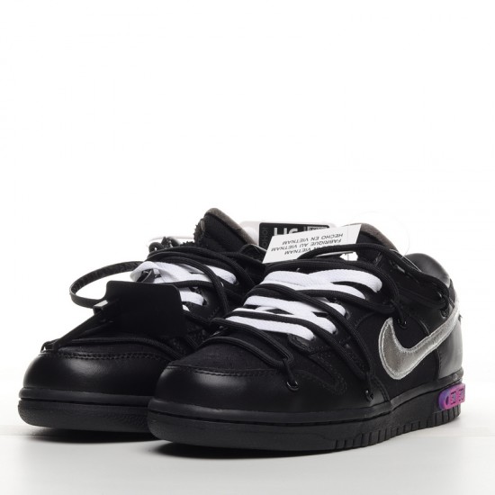 Off-White™ x Nike Dunk Low Lot 50 of 50 DM1602-001 Black Shoes