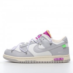 Nike Dunk Low Off-White“The 50”OW DM1602-118 Gray Shoes