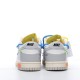 Nike SB Dunk Low Off-White Lot 10 of 50 DM1602-112 Blue Gray Shoes