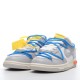 Nike SB Dunk Low Off-White Lot 10 of 50 DM1602-112 Blue Gray Shoes