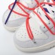Nike SB Dunk Low Off-White Lot 13 of 50 DJ0950-110 Red Gray Shoes