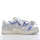 Nike SB Dunk Low Off-White Lot 32 of 50 DJ0590-104 Blue Gray Shoes