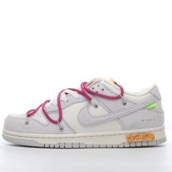 Nike SB Dunk Low Off-White Lot 35 of 50 DJ0950-114 Purple Gray Shoes