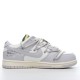 Nike SB Dunk Low Off-White Lot 42 of 50 DM1602-117 Gray Shoes