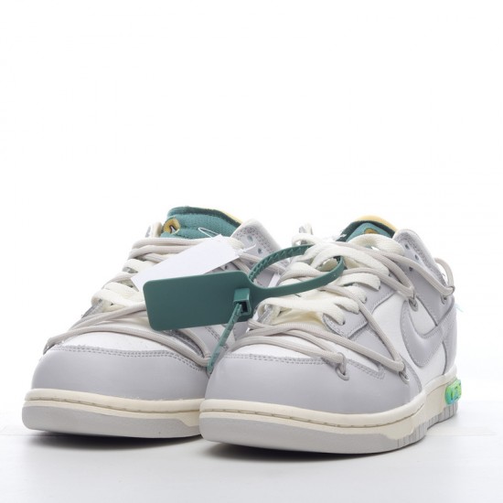 Nike SB Dunk Low Off-White Lot 42 of 50 DM1602-117 Gray Shoes