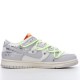 Nike SB Dunk Low Off-White Lot 43 of 50 DM1602-128 Yellow Gray Shoes