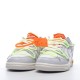 Nike SB Dunk Low Off-White Lot 43 of 50 DM1602-128 Yellow Gray Shoes