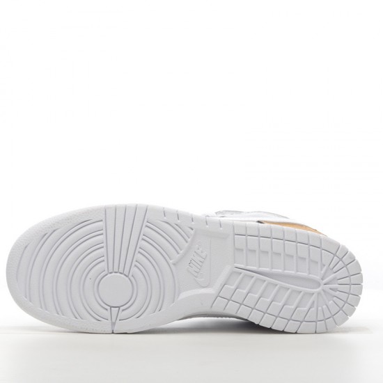 Nike Dunk Low Vast Grey DH4403-700 Gold White Nike Dunk Rep